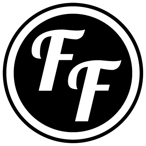 Schwarzes Foo Fightclub-Logo